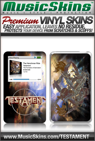 Get Your Testament Music Skins Here!