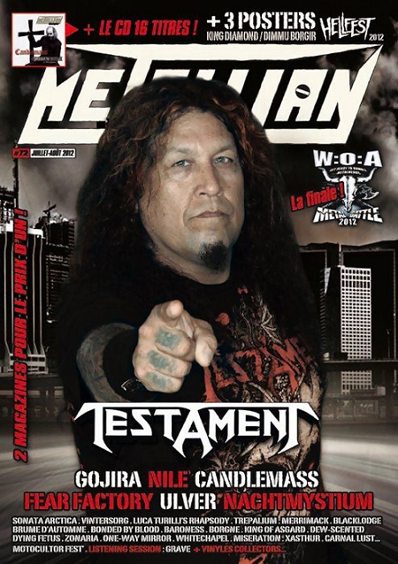 Metallian Magazine, June 2012 cover (France)