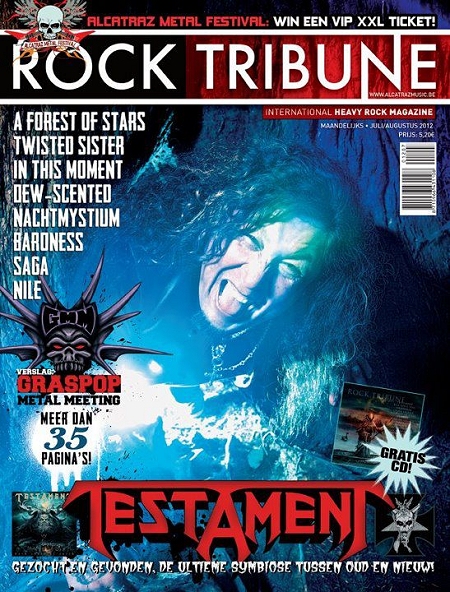 Rock Tribune, July-August 2012 cover (Belgium)