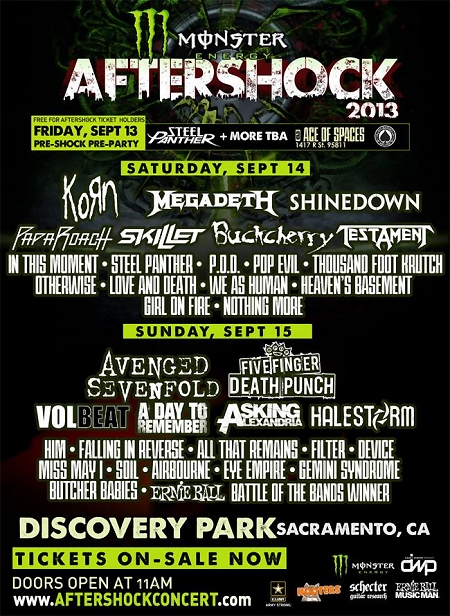 Aftershock Fest 2013