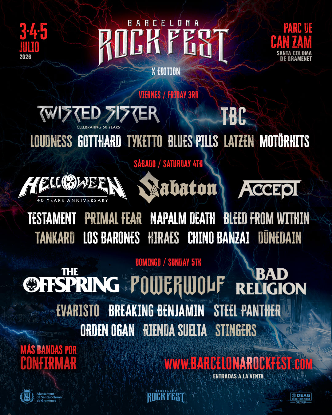 Barcelona Rock Fest 2026